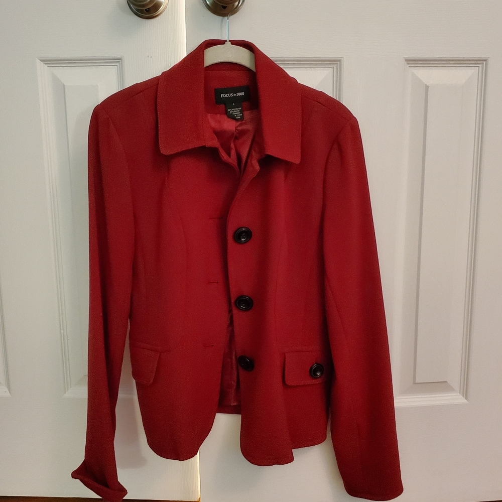Red blazer